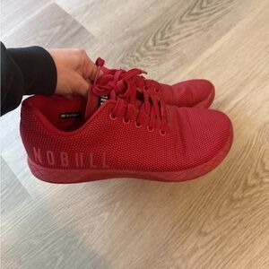 NOBULL Red Trainer Sneakers (read description)